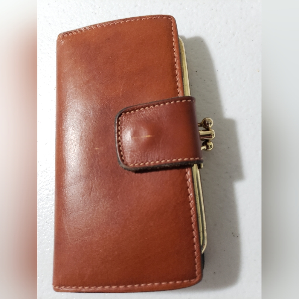 Baronet Vintage Top Goin Leather Bifold Wallet Coin Purse